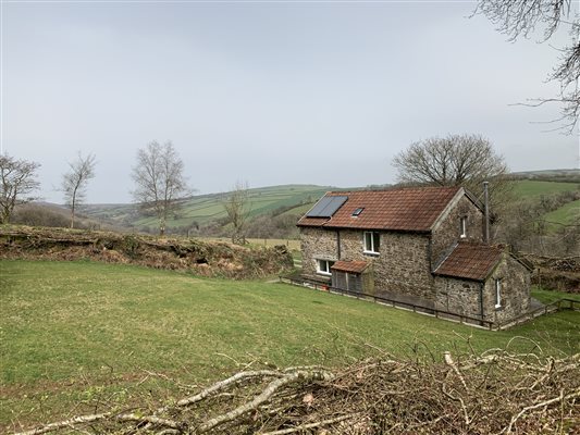 Back of Linhay with large garden